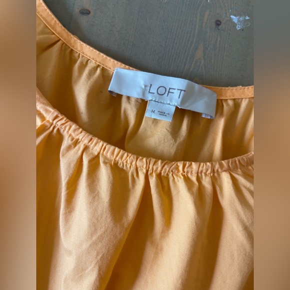 LOFT Bright Orange High Low Dress - Picture 5 of 8